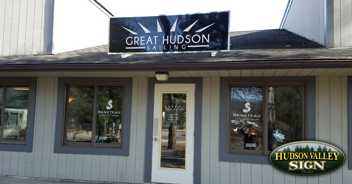 Great Hudson Sailing | Aluminum Sign & Vinyl Window Graphics
